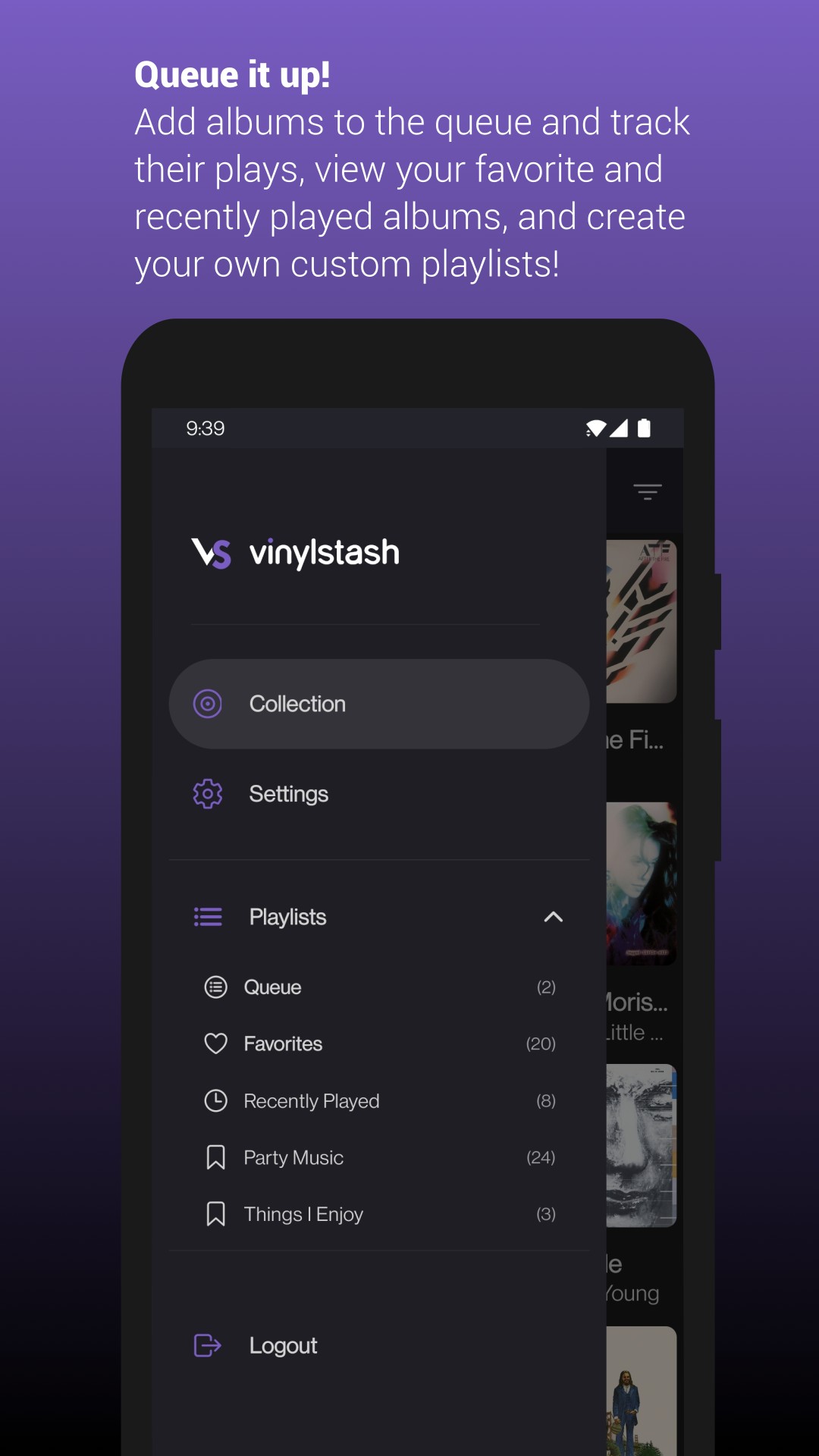 Vinylstash Artist Information